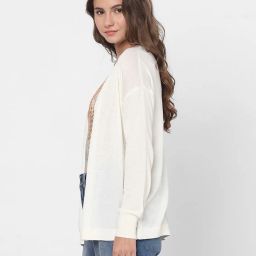 vero moda Ribbed Front-Open Cardigan image 2