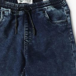 lee cooper Boys Lightly Washed Regular Fit Joggers with Elasticated Drawstring Waist image 3