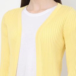 jdy by only Ribbed Open-Front Cardigan image 3