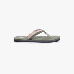 Thong-Strap Flip-Flops with Brand Print-image-58