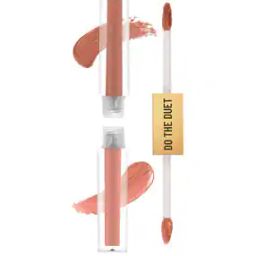 Select Do The Duet Matte Liquid Lipstick + Tinted Gloss - Amber Nude-3