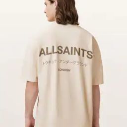 Underground Logo Print Oversized Crew-Neck T-Shirt-picture-50