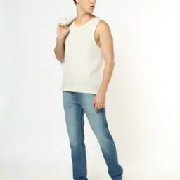Men Mid-Wash Straight Fit Jeans-image-30