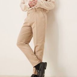 Smart Tapered Fit Flat-Front Trousers-image-38