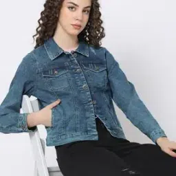 Lightly Washed Denim Jacket-picture-5
