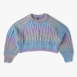Ribbed Round-Neck Sweater-50