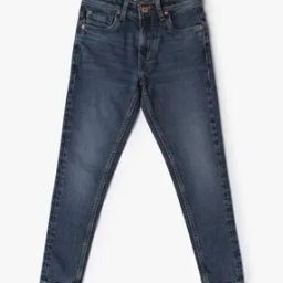 Boys Mid-Wash Tapered Fit Jeans-21