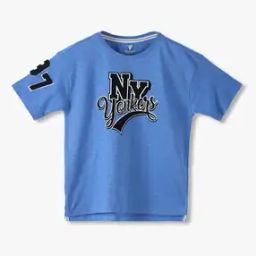Boys Typographic Print Relaxed Fit Round-Neck T-Shirt-picture-19