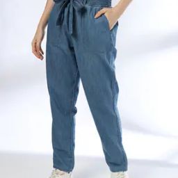 Women Mid-Rise Cotton Relaxed Fit Jeans-image-24