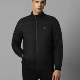 Men Regular Fit Zip-Front Bomber Jacket-image-29