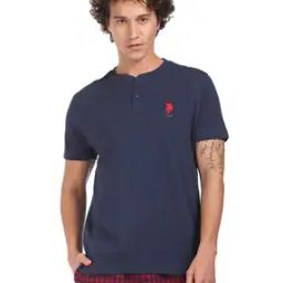 u.s. polo assn. Regular Fit Heathered Henley T-Shirt-picture-25