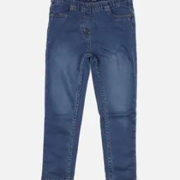 allen solly Girls Lightly Washed Mid-Rise Jeans-picture-25