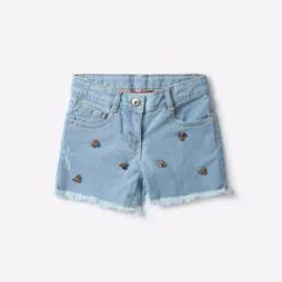 Embellished Hot Pants with Frayed Hems-picture-35