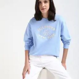 Women Varsity Brand Embroidered Regular Fit Sweatshirt-picture-25
