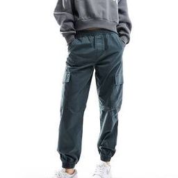 Women Washed Relaxed Fit Cargo Trousers-picture-30