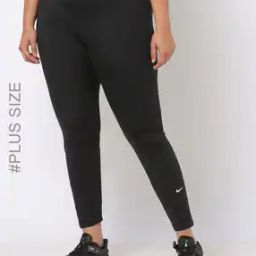 Ankle-Length Leggings with Elasticated Waist-image-65