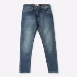 Boys Mid-Wash Slim Fit Jeans-image-19