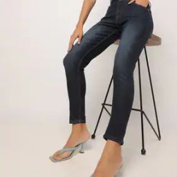 Women Lightly Washed Slim Fit Jeans-image-96