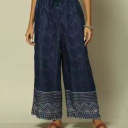 Women Printed Flared Palazzos-picture-23
