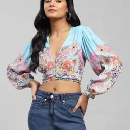Floral Print Crop Top-image-17