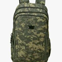 Camouflage Print Backpack with Rain Cover-16