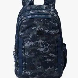 Camouflage Print Backpack with Rain Cover-picture-14
