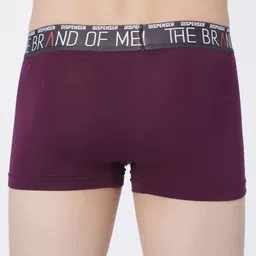 DISPENSER Men Pack Of 2 Mid-Rise Trunks S4-Trunk-Airforce-Wine-M image 5