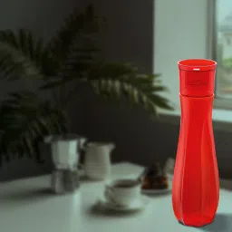 steelo Red Plastic (Set of 4) Floret Water Bottle-picture-44