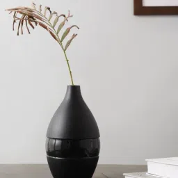 de maison decor Vesera Black Enamel Vase-picture-36
