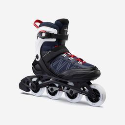 Adult Skating Shoes Inline Fit 500 Blue Black-image-11