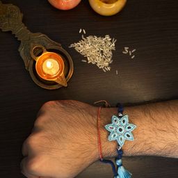 MASQ Men Taare Rakhi With Roli Chawal & Moli-image-27