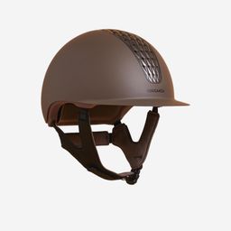 Kids'/Adult Horse Riding Helmet 520 - Pale Brown-image-2