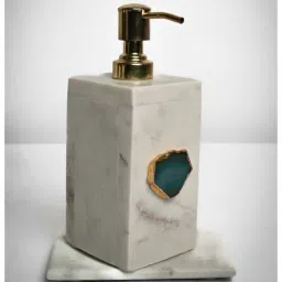 home arte Marble Soap Dispenser with Turquoise-picture-20