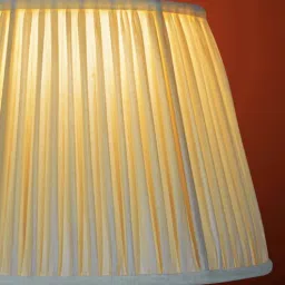 lampenschirm india Premium Softback 30cm Empire Silk Lampshade (White)-picture-26