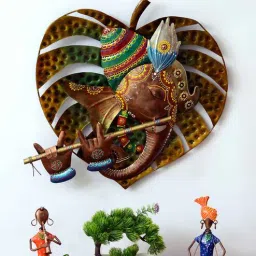 craft tree Iron Pan Ganesha Wall Art-picture-31