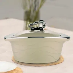 trueware Grey Zinna 2000ml Plastic & Steel Casserole-picture-44