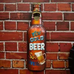 eazywagon Multicolor Metal Ice Cold Beer Sold Here Wall Decor-picture-23