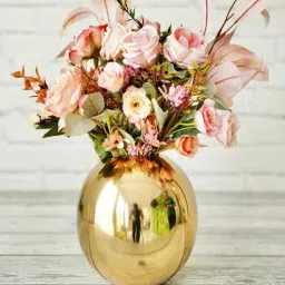 behoma Kitty Gold Iron Vase-picture-9