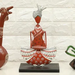 vedas Akemi Dhol Handpainted Table Decor showpiece-picture-5