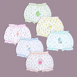 Revvo Junior Pack of 6 Girls Cotton BRIEF-picture-4