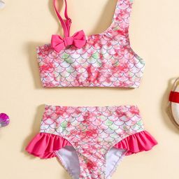 YK Infant Girls Printed Top & Briefs Swim Set-picture-6