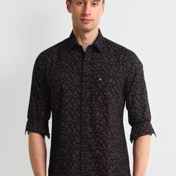 Arrow Sport Men Spread Collar Abstract Printed Cotton Slim Fit Casual Shirt-picture-8