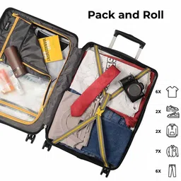 Timus Neolite Set Of 2 Textured Hard-Sided Trolley Bag image 3