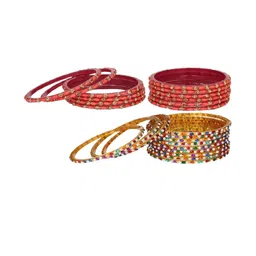 1ST TIME Red Alloy Bangle-50