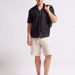 THE BEETEL HOUSE Men Textured Pure Cotton Classic Shirt-image-74