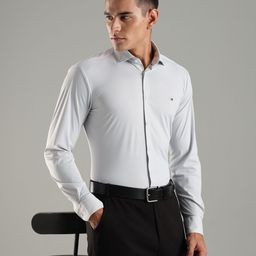 Tommy Hilfiger Europe Spread Collar Slim Fit Formal Shirt-image-39