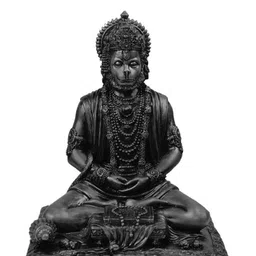 SSS SCULPTURE Black Showpieces-51