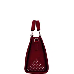 EVEDA PU Structured Satchel with Quilted image 3