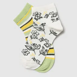ONLY Women Pack Of 2 Patterned Ankle Length Socks-32