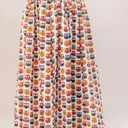 SUNEKH Printed Flared Maxi Skirt image 4